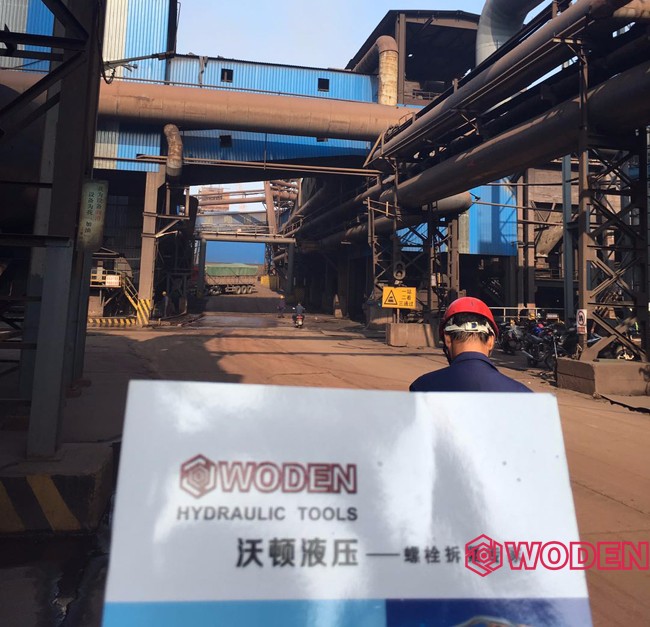 沃頓液壓扳手技術員選型現場 沃頓液壓扳手技術員選型現場